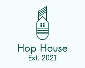 Green House Cutter  logo design