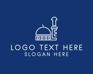 Sultan - Arabic Temple Outline logo design