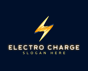 Motion Lightning Bolt logo design