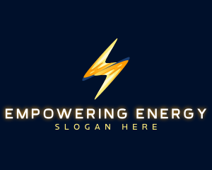 Motion Lightning Bolt logo design