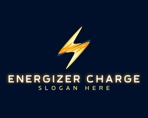 Motion Lightning Bolt logo design