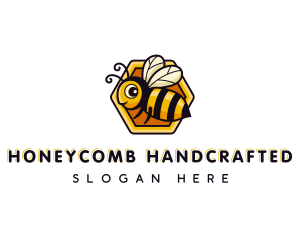 Honeycomb Bee Hive logo