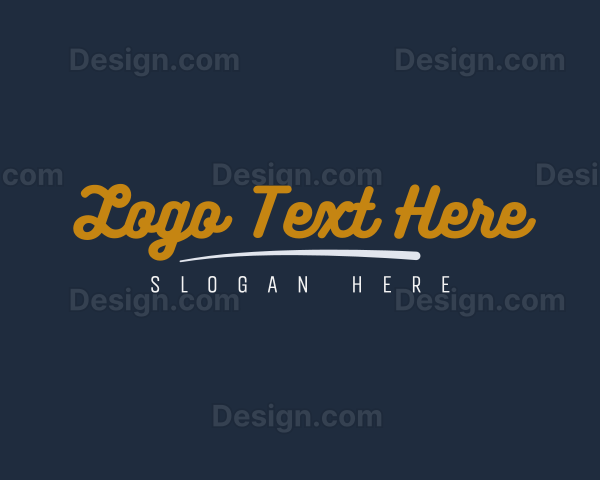 Quirky Retro Business Logo