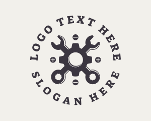 Mechanical Cog Spanner  logo