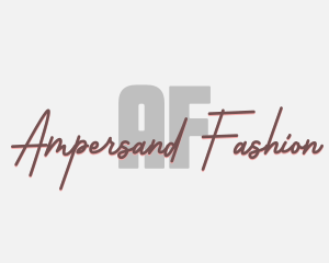 Cosmetics Fashion Script logo design