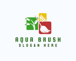 Housekeeping Clean Sanitation logo design