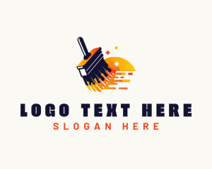 Acrylic Paintbrush Renovation Logo