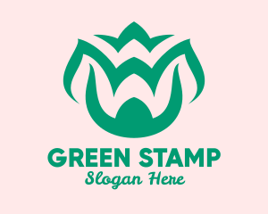 Green Organic Spa logo design