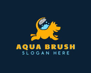 Bubbles Dog Grooming  logo design