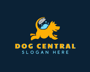 Bubbles Dog Grooming  logo design