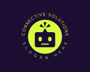 AI Communication Robot logo design