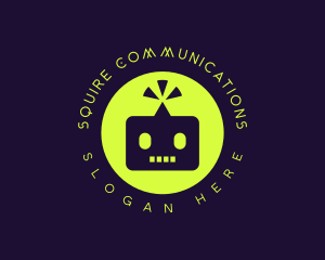 AI Communication Robot logo design