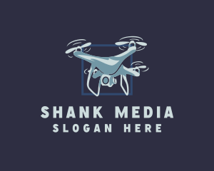 Drone Surveillance Lens logo design