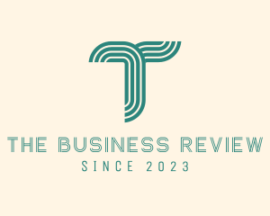 Retro Stripe Business logo design