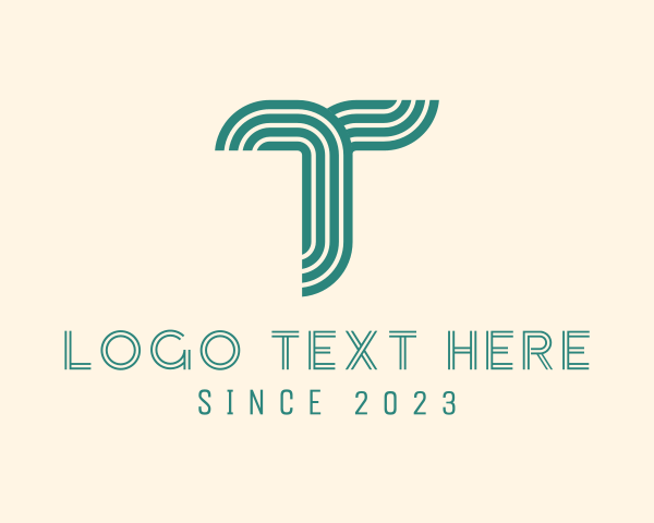 Retro Stripe Business logo