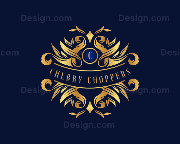 Luxury Ornament Wreath Logo