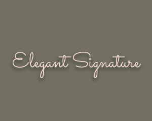 Feminine Beauty Cursive logo design