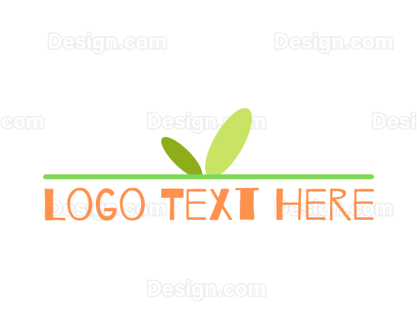 Plant Leaf Sprout Logo