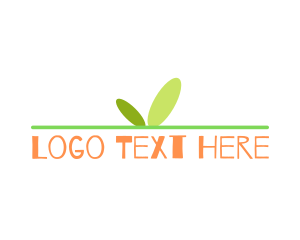 Plant Leaf Sprout Logo