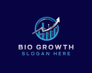 Arrow Growth Graph logo design