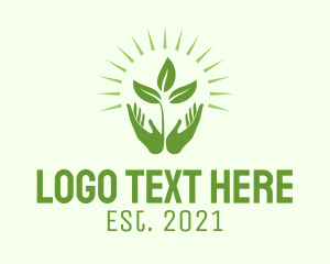 Green Hand Nature  logo