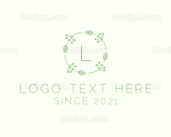 Spring Leaf Frame Boutique Logo