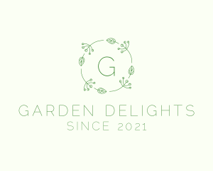 Spring Leaf Frame Boutique logo design