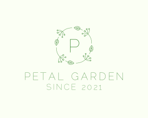 Spring Leaf Frame Boutique logo design