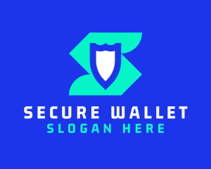 Security Shield Letter S logo design