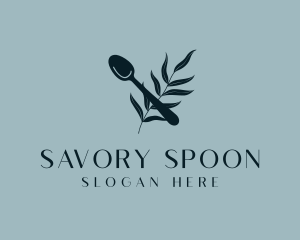 Modern Spoon Restaurant logo design