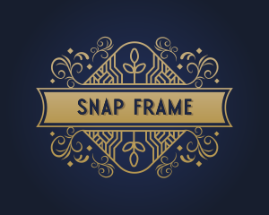 Art Deco Frame Ornament logo design