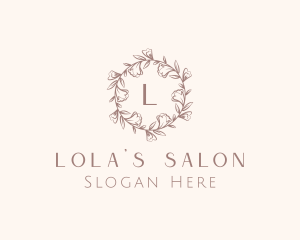 Vintage Flower Beauty Salon logo design