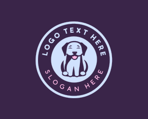 Dog Pet Grooming Logo