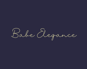 Elegant Handwritten Signature logo design