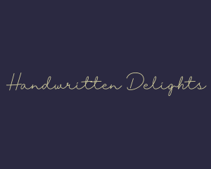 Elegant Handwritten Signature logo design