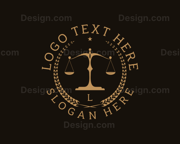 Legal Justice Judicial Logo