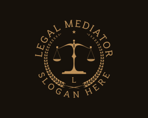 Legal Justice Judicial logo design