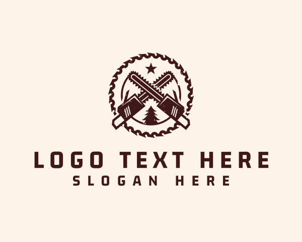 Distressed logo example 3
