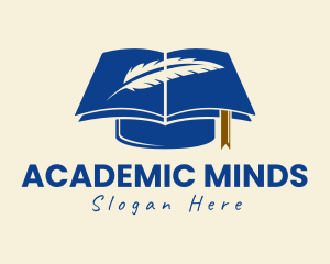 Academic Author Graduate logo design