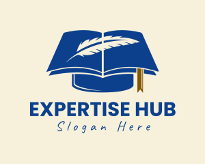 Academic Author Graduate logo design