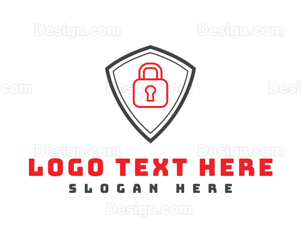 Secure Lock Shield Logo