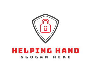 Secure Lock Shield Logo