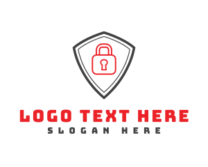 Security - Secure Lock Shield logo design