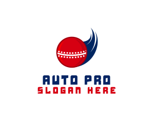 Fast Cricket Ball logo