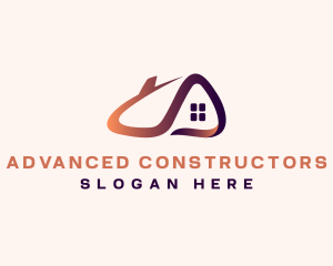 Roofing Renovation Maintenance logo design