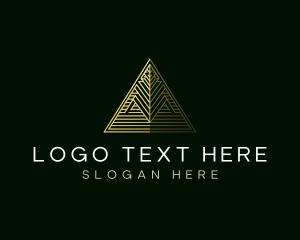 Egypt Triangle Pyramid Logo