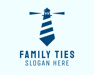 Lighthouse Business Tie  logo design