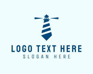 Blue Lighthouse Necktie logo