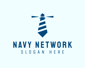 Blue Lighthouse Necktie logo