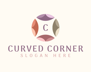 Geometric Round Boutique logo design